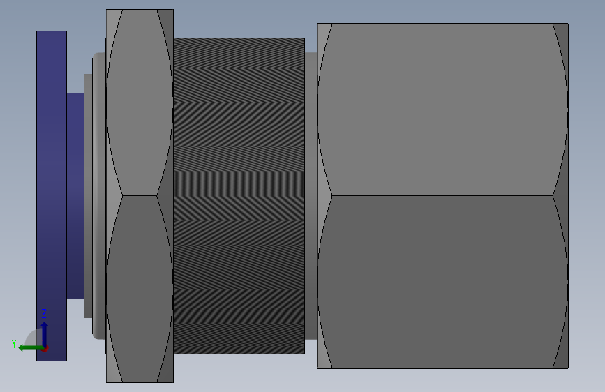 IPMF 隔板内螺纹直通_IPMF12-04_SOLIDWORKS 2018_模型图纸下载 – 懒石网