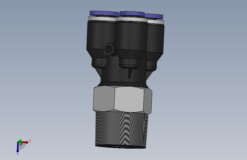 PXT Y型螺纹五通_PXT06-04