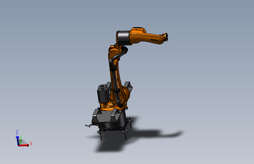 库卡KR8_R1420_HW工业机器人三维模型和资料