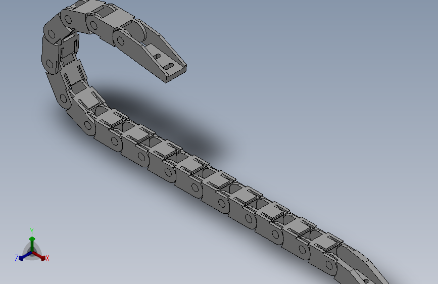 内高07不可打开型桥式拖链DMT07BN-7-7-R15-15-A1_SOLIDWORKS 2018_模型图纸下载 – 懒石网