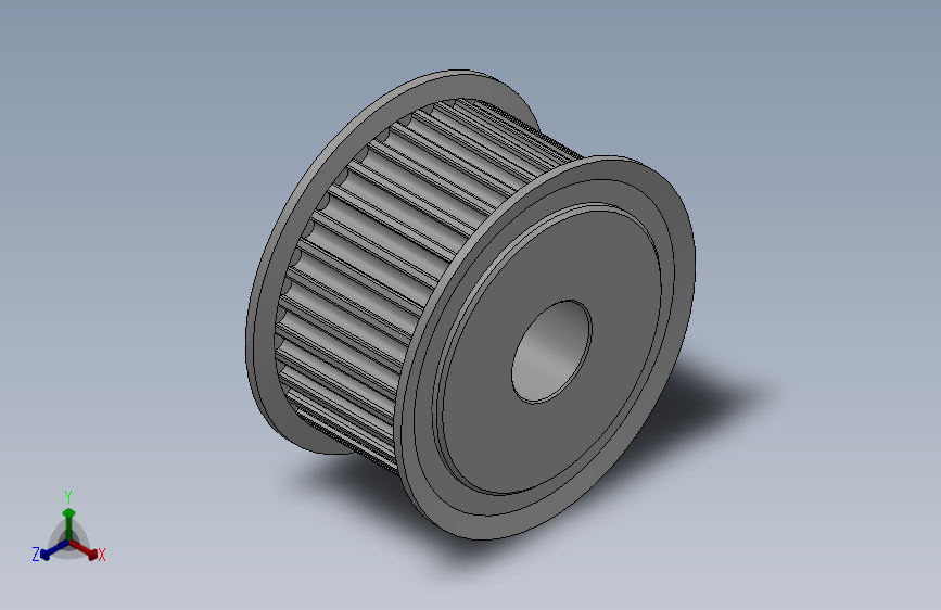 标准型半圆弧形齿同步带轮H3M型_SH3MHC-36-15-dc10-A