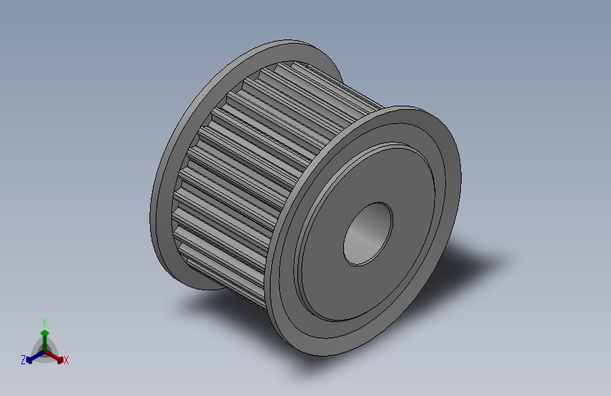 标准型半圆弧形齿同步带轮S3M型_SS3MHC-30-15-dc8-A