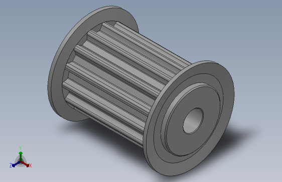 标准型半圆弧形齿同步带轮S5M型_SS5MHC-14-25-dc6-A