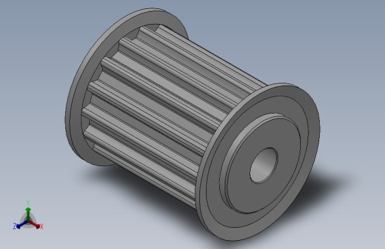 标准型半圆弧形齿同步带轮S5M型_SS5MHC-15-25-dc6-A