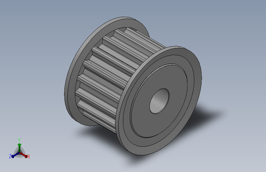 标准型半圆弧形齿同步带轮S8M型_SS8MHC-18-25-dc12-A