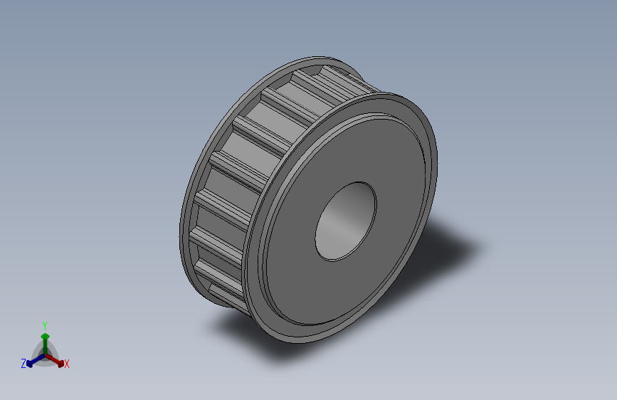 标准型梯形齿同步带轮AT10型_SAT10HC-18-15-dc18-A