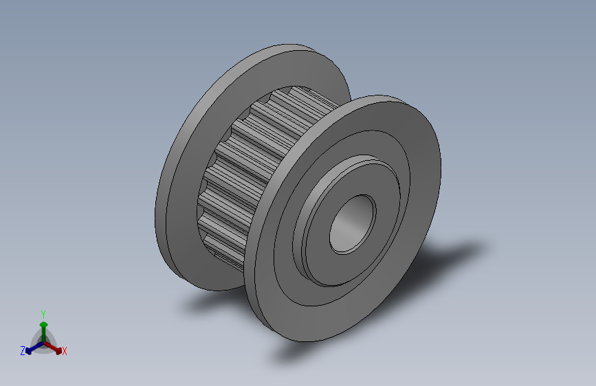 标准型梯形齿同步带轮MXL型_SMXLHC-20-019-dc4-A