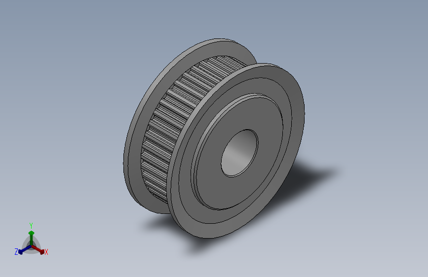 标准型梯形齿同步带轮mxl型 Smxlhc 40 025 Dc8 A Solidworks 2018 模型图纸下载 懒石网