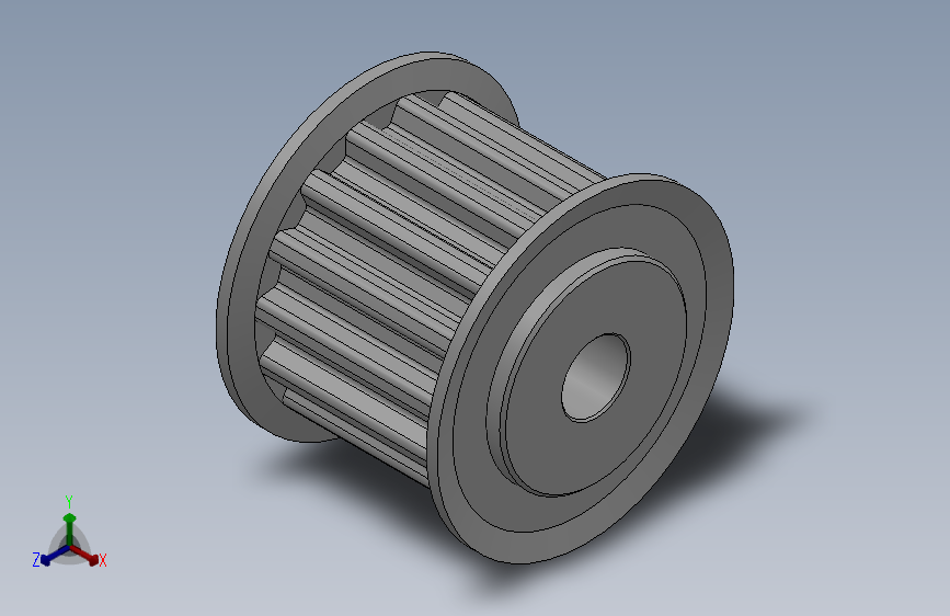 标准型梯形齿同步带轮T5型_ST5HC-15-15-dc6-A