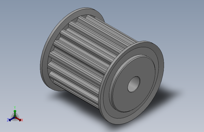 标准型梯形齿同步带轮T5型_ST5HC-18-25-dc6-A