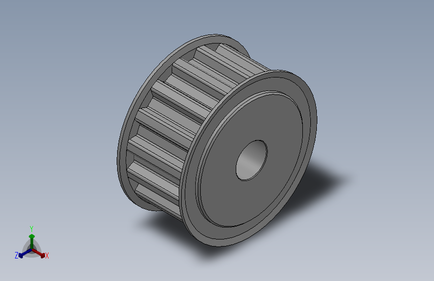 标准型梯形齿同步带轮T10型_ST10HC-16-20-dc12-A
