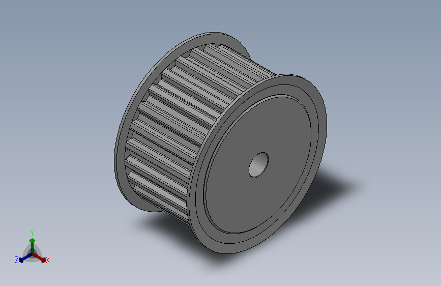 标准型梯形齿同步带轮T10型_ST10HC-25-40-dc12-A