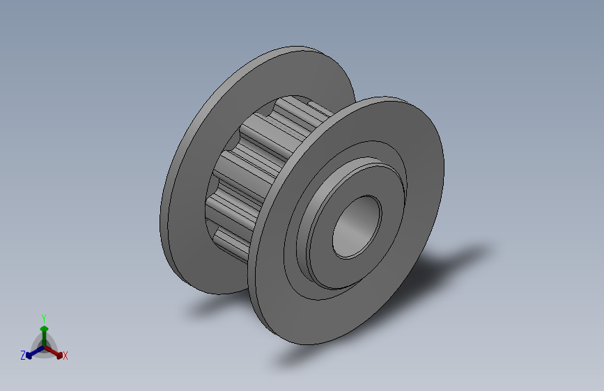 标准型梯形齿同步带轮XL型_SXLHC-10-031-dc6-A