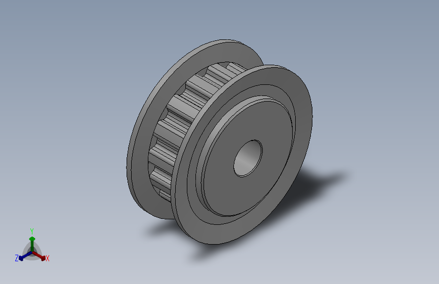 标准型梯形齿同步带轮XL型_SXLHC-15-025-dc6-A