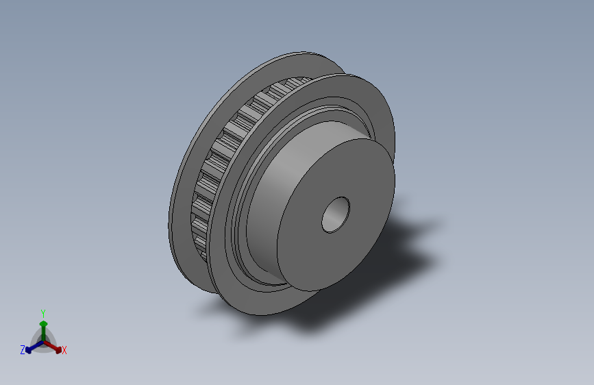 小凸缘型梯形齿同步带轮XL型_SXLDC-28-031-dc8-A