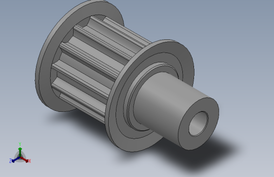 小凸缘型凹顶抛物线型齿同步带轮P5M型_SP5MDC-12-15-dc5-A