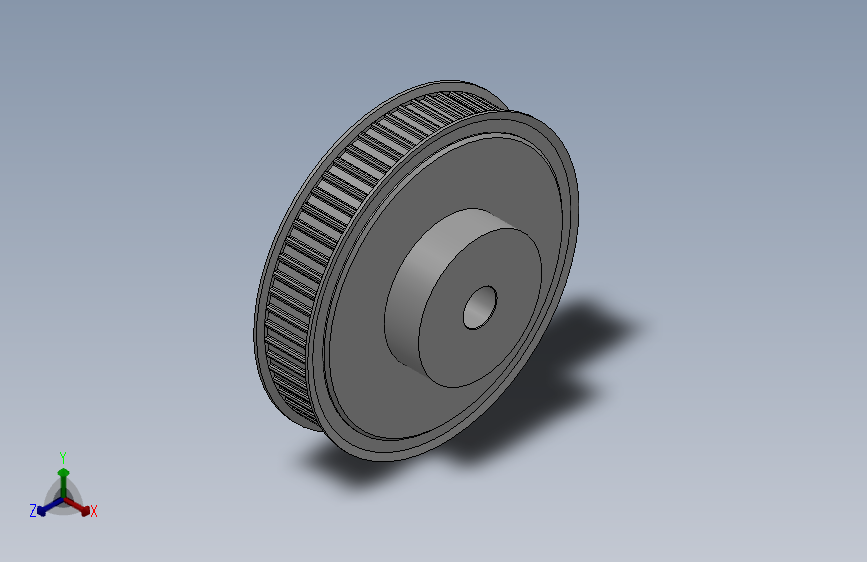 小凸缘型梯形齿同步带轮AT5型_SAT5DC-60-15-dc12-A
