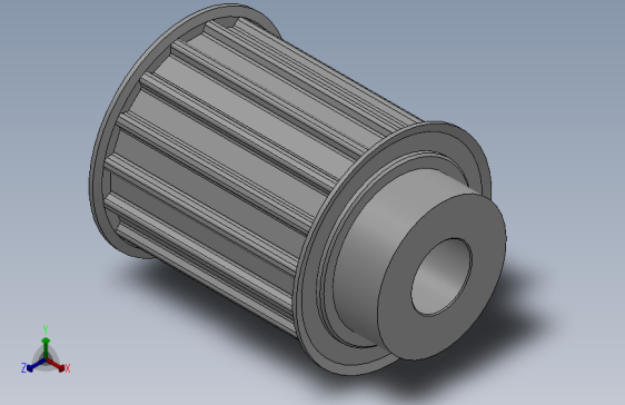 小凸缘型梯形齿同步带轮AT10型_SAT10DC-16-50-dc16-A