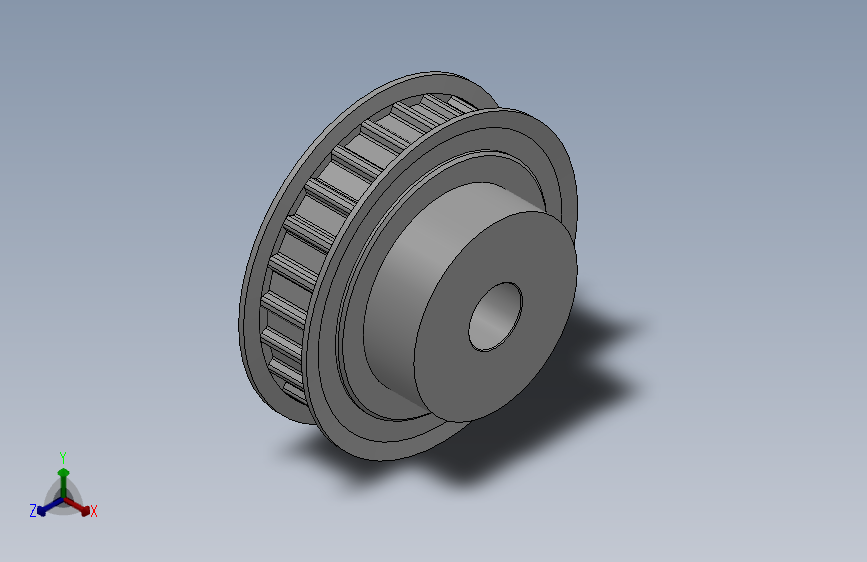 小凸缘型梯形齿同步带轮AT10型_SAT10DC-24-15-dc16-A
