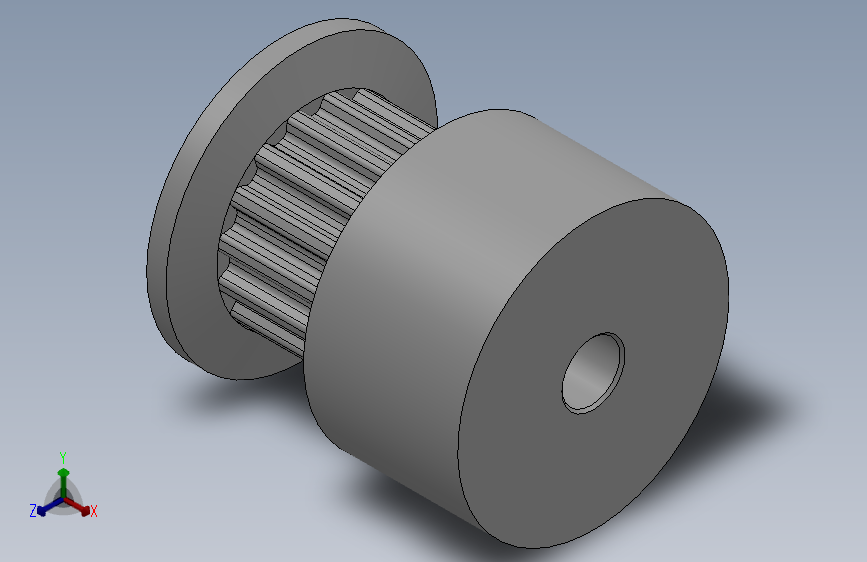 大凸缘型梯形齿同步带轮MXL型_SMXLCC-16-019-dc3-A