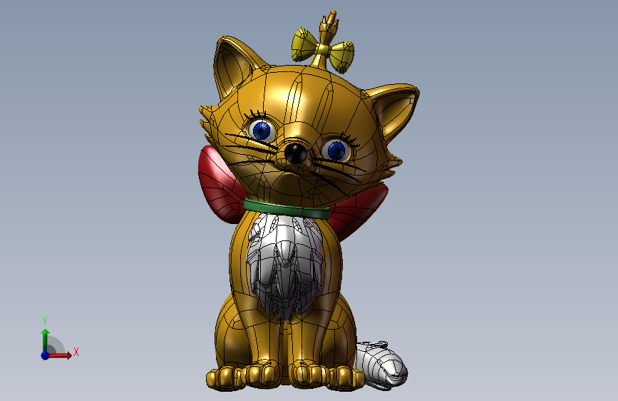 猫咪 正面视图