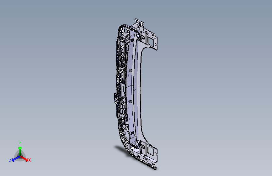 汽车天窗博世倍数链用托盘 CATIA