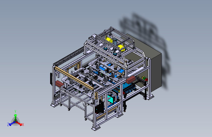 汽车天窗玻璃Z方向基准点检检测工位 CATIA