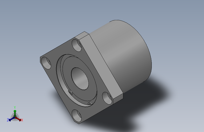 带挡圈双轴承L尺寸指定型轴承座组件_BRDLDK-6203-2Z-50-A