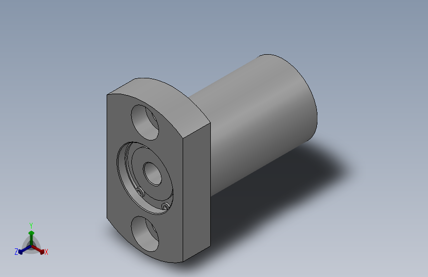 带挡圈双轴承L尺寸指定型轴承座组件_BRDLDT-625-2Z-40-A