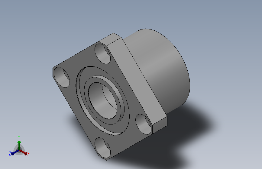 无挡圈双轴承L尺寸指定型轴承座组件_BDLDK-6005-2Z-50-A