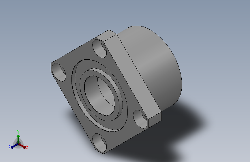 无挡圈双轴承L尺寸指定型轴承座组件_BDLDK-6006-2Z-50-A