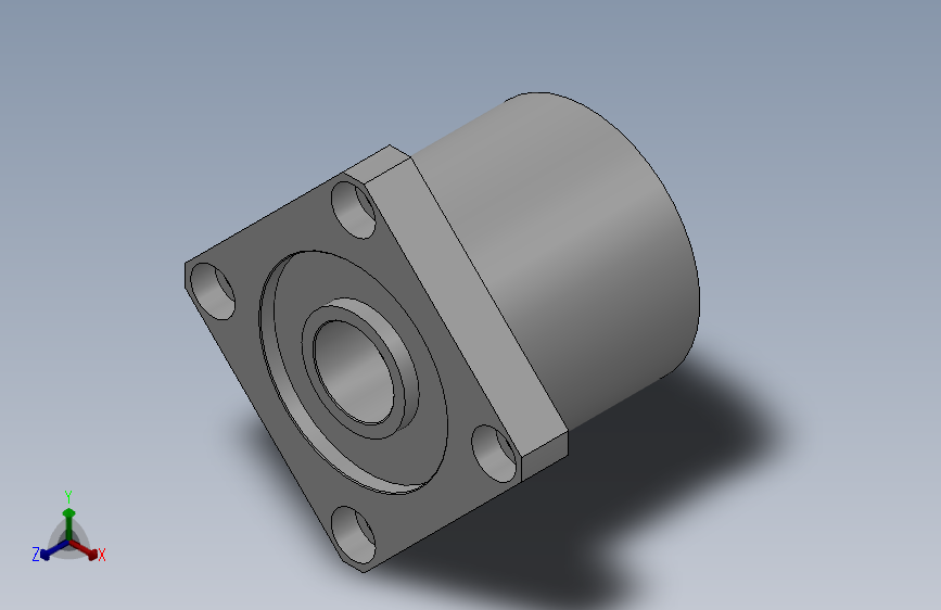 无挡圈双轴承L尺寸指定型轴承座组件_BDLDK-6203-2Z-50-A