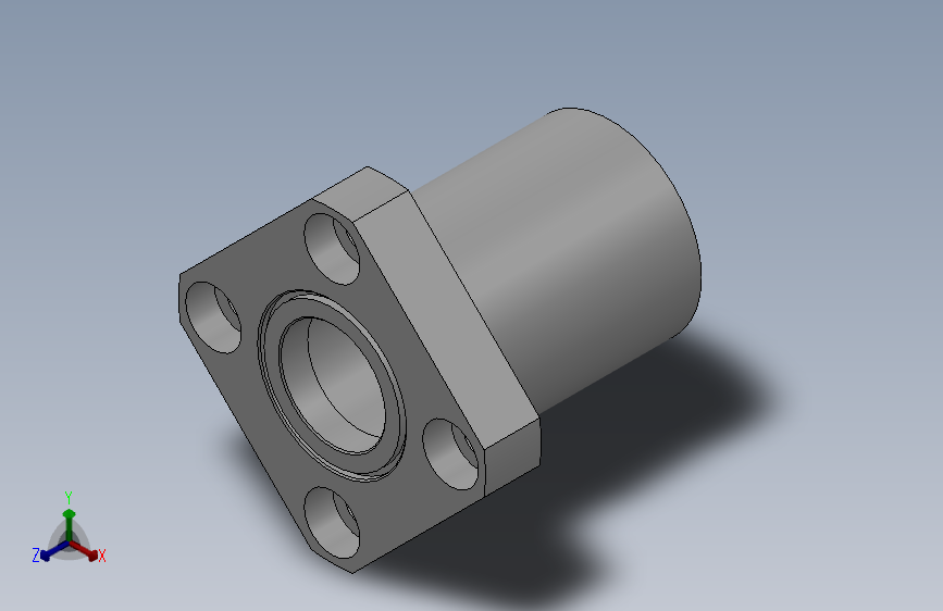 无挡圈双轴承L尺寸指定型轴承座组件_BDLDK-6702-2Z-40-A