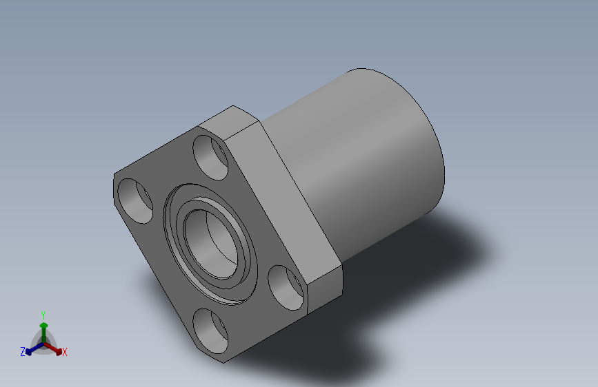 无挡圈双轴承L尺寸指定型轴承座组件_BDLDK-6801-2Z-40-A