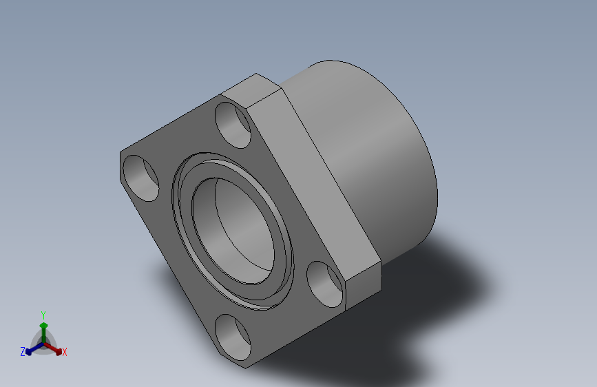 无挡圈双轴承L尺寸指定型轴承座组件_BDLDK-6805-2Z-40-A