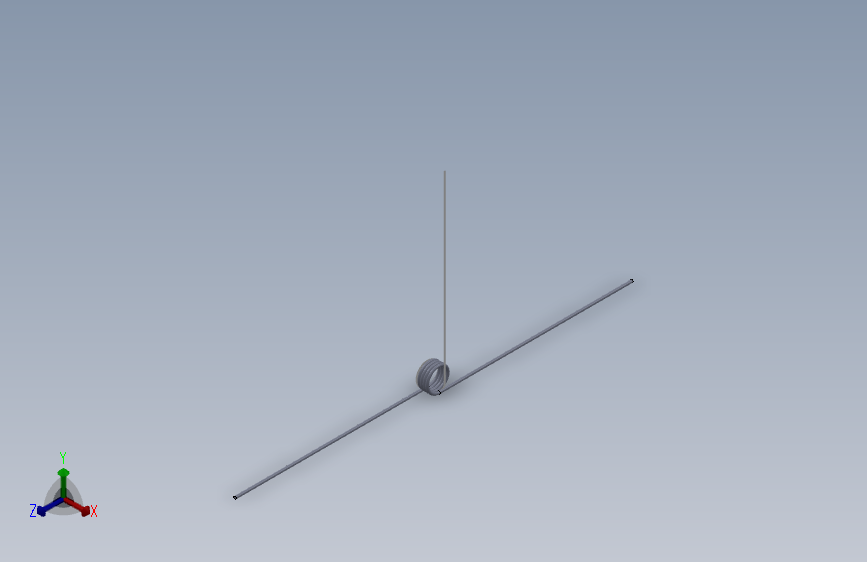 180度圆柱形扭转弹簧SCT180R-3-4-0.4