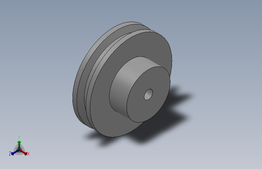 紧定螺钉型圆皮带用滑轮_BRDLTB-45-H5-2-A
