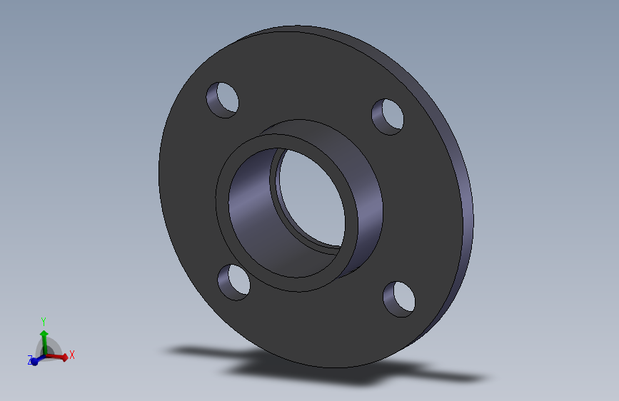 Flange Assy (DIN 8063) Serial No 9 with 7 Series 3