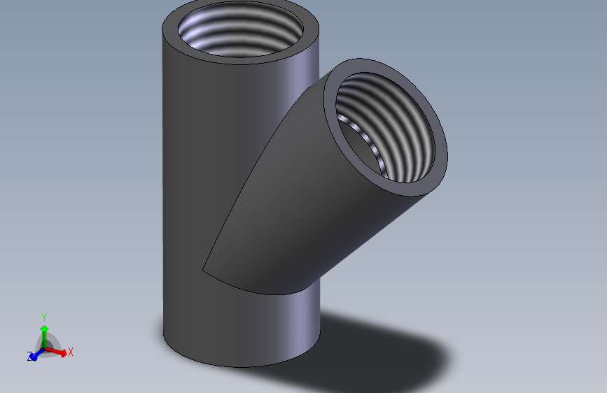 Y Lateral (DIN8063) 45 Deg Type A