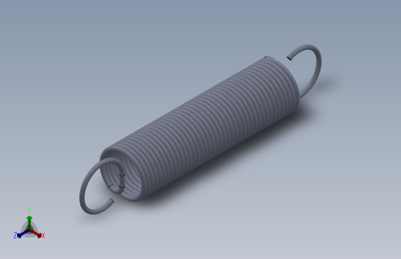 长度指定型圆形截面圆柱形拉伸弹簧_SCEFP-14-1.2-50-M01