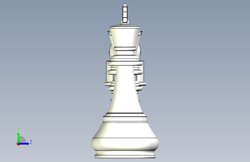 国际象棋 左侧视图