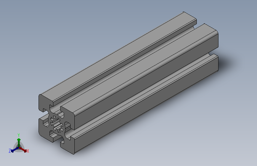 50系列铝型材_AA50-5050-4-H-200_SOLIDWORKS 2018_模型图纸下载 – 懒石网