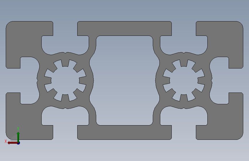 50系列铝型材_AA50-50100-6-H-200_SOLIDWORKS 2018_模型图纸下载 – 懒石网