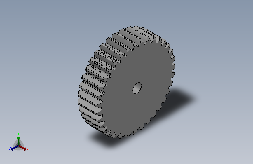 标准型模数2.5直齿轮压力角20°_GSFHC-2.5-35-25-dc10-A