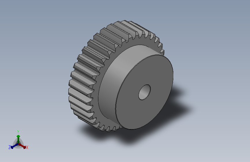 凸缘型模数1.5直齿轮压力角20°_GSDDC-1.5-34-15-dc8-A