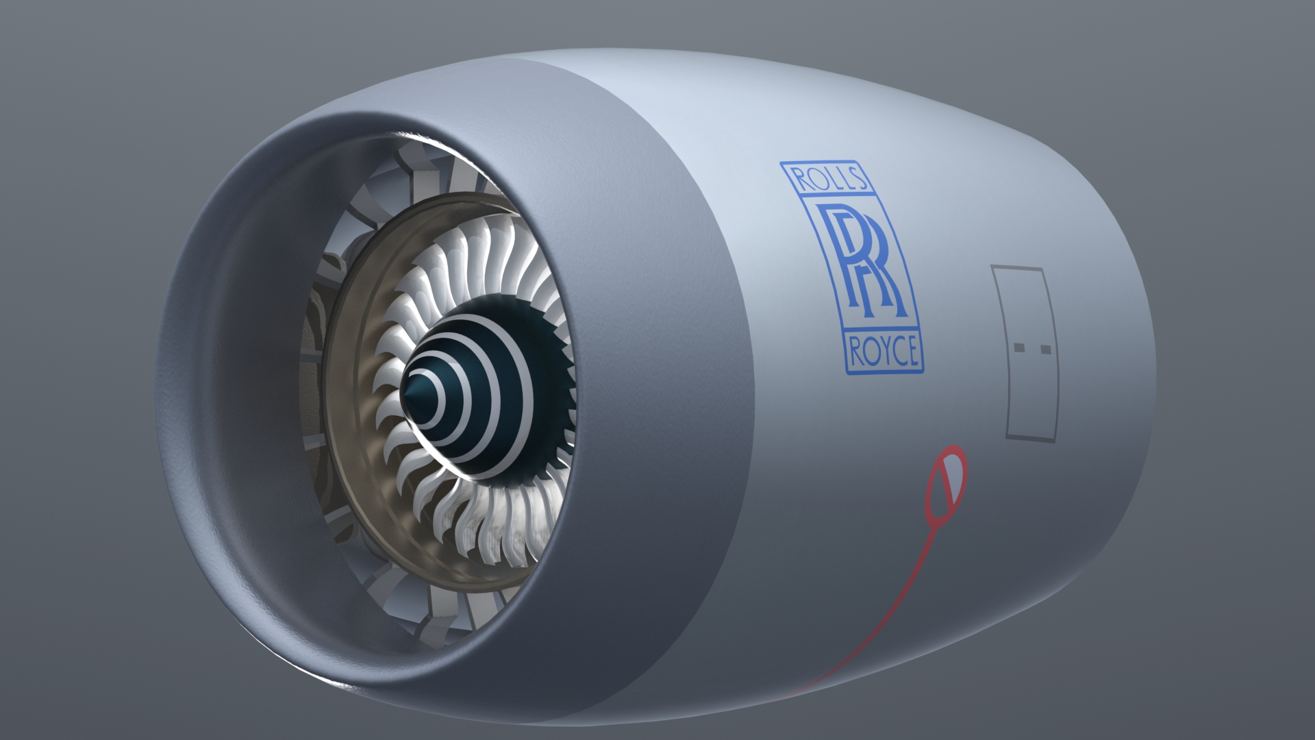 喷气式燃气轮机_SOLIDWORKS 2022_模型图纸下载 – 懒石网