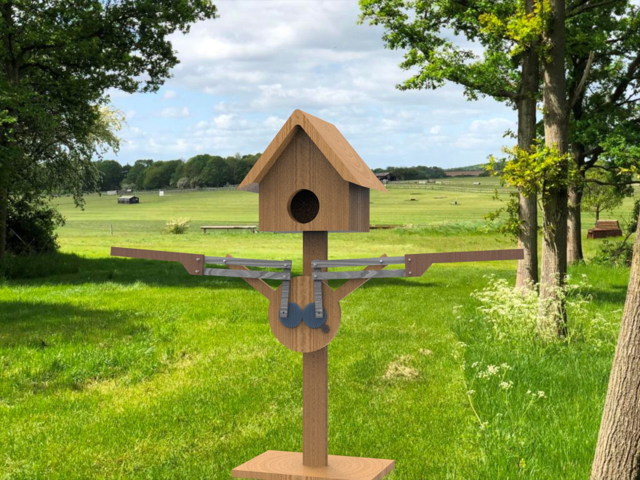 自动稻草人设计