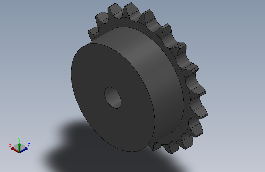 直孔链轮08B型_19-08B-1