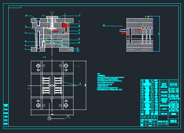 巨能写碳素笔盖注塑模具设计