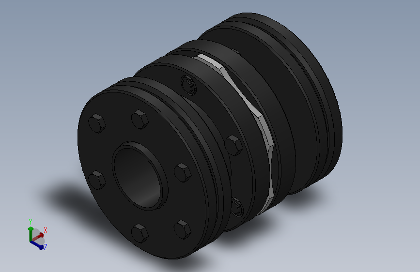 DJM-Y-P型锁紧盘式单型弹性膜片联轴器／SJM-Y-P型锁紧盘式双型弹性膜片联轴器_DJM-33-Y-P-440／Y-P-440-600